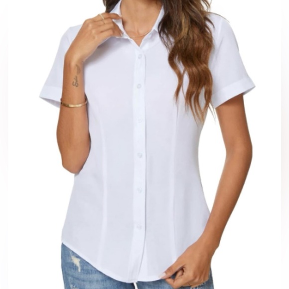 Atnlewhi Tops - Women’s Atnlewhi Basic Button Down